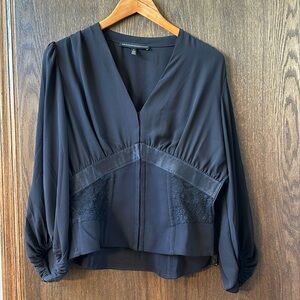 White House Black Market Size 8 Lace Corset Top